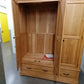 Oak Furnitureland Natural Solid Oak Triple Wardrobe Canterbury Range RRP £1499