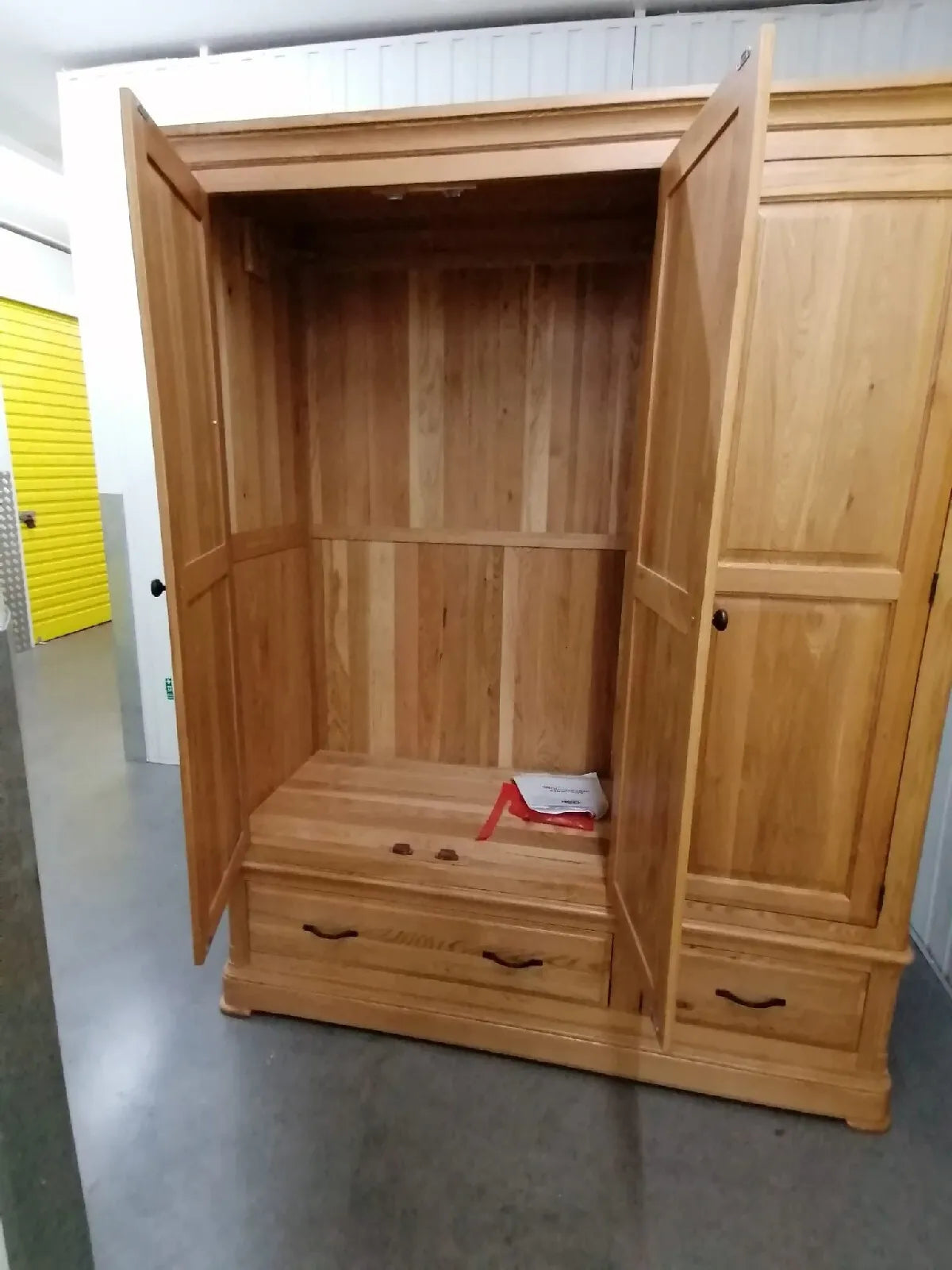 Oak Furnitureland Natural Solid Oak Triple Wardrobe Canterbury Range RRP £1499