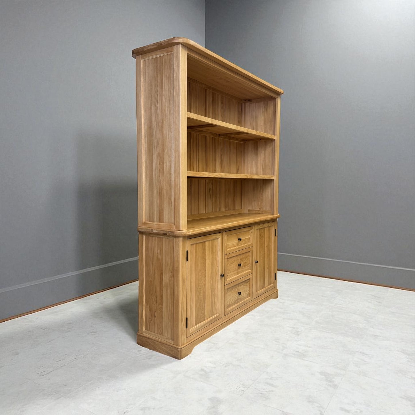 Natural Solid Oak Large Dresser From Oak Furnitureland