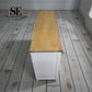 White Wax Finished Oak Top 10 Drawer Chest, Chester Pure White Range RRP £1100