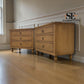 Set of 2 Solid Oak & Quality Oak Veneer Wide Bedside Tables from the Elkstone Mellow Oak Range RRP £700