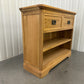 Solid Oak Storage Console Table,Traditionally Crafted with solid oak with no veneer, MDF or Chipboard used. RRP £389