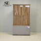 Natural Solid Oak & Painted Double Larder, Henley Range From Oak Furnitureland RRP £1679