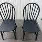 Cotswold Company Nordic Oak Curved Back Charcoal Dining Chairs RRP £150 Each