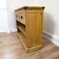 Solid Oak Small Bookcase, Traditionally Crafted with Solid Oak with no Veneer, MDF or Chipboard Used.