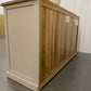 Oak Furnitureland Oak Top & Grey Painted Sideboard with Brass Coloured Hardware Henley Range RRP £649