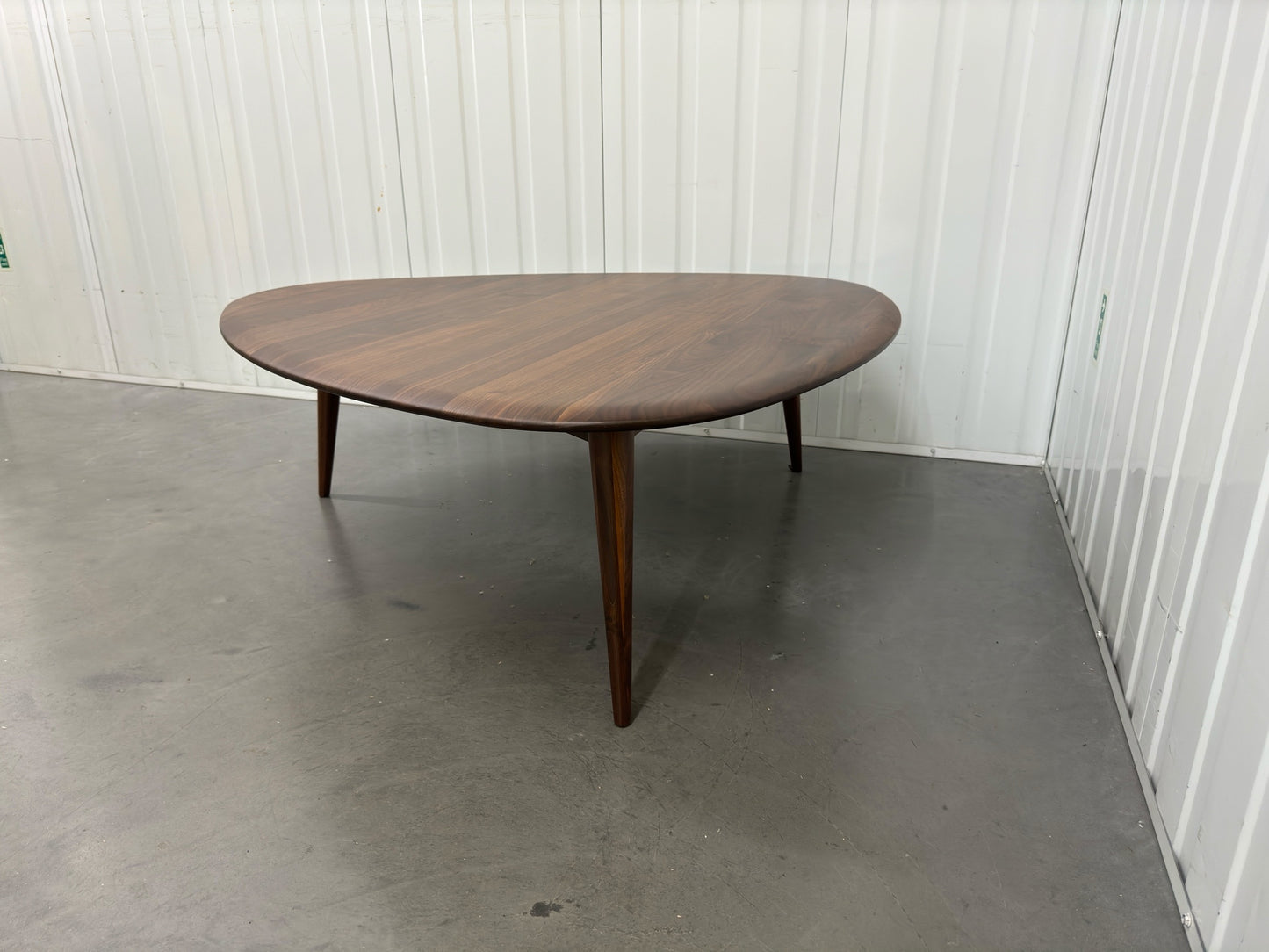 La Redoute Large Retro-Style Coffee Table in Solid Walnut RRP £599