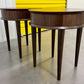 Bentleys Solid Walnut Lamp Tables With Drawer