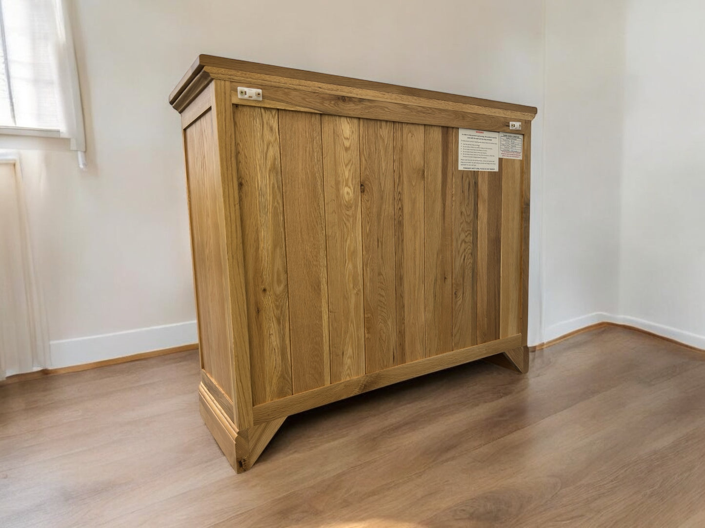 Solid Oak Small Bookcase, Traditionally Crafted with Solid Oak with no Veneer, MDF or Chipboard Used.