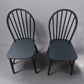 Cotswold Company Nordic Oak Curved Back Charcoal Dining Chairs RRP £150 Each