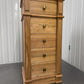 Solid Oak Tallboy w/Dovetail Drawers On Traditional Wooden Runners RRP £579