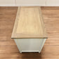 Cotswold Company White Wax Finished Oak Top & Pure White Painted 5 Drawer Chest RRP £425