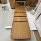 Natural Solid Oak Extending Dining Table, 6 to 10 Seater Bentley Range From Oak Furnitureland RRP £1079
