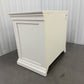 Solid Wood Frame & Warm White Painted 2 Large Drawer Bedside Table RRP £275