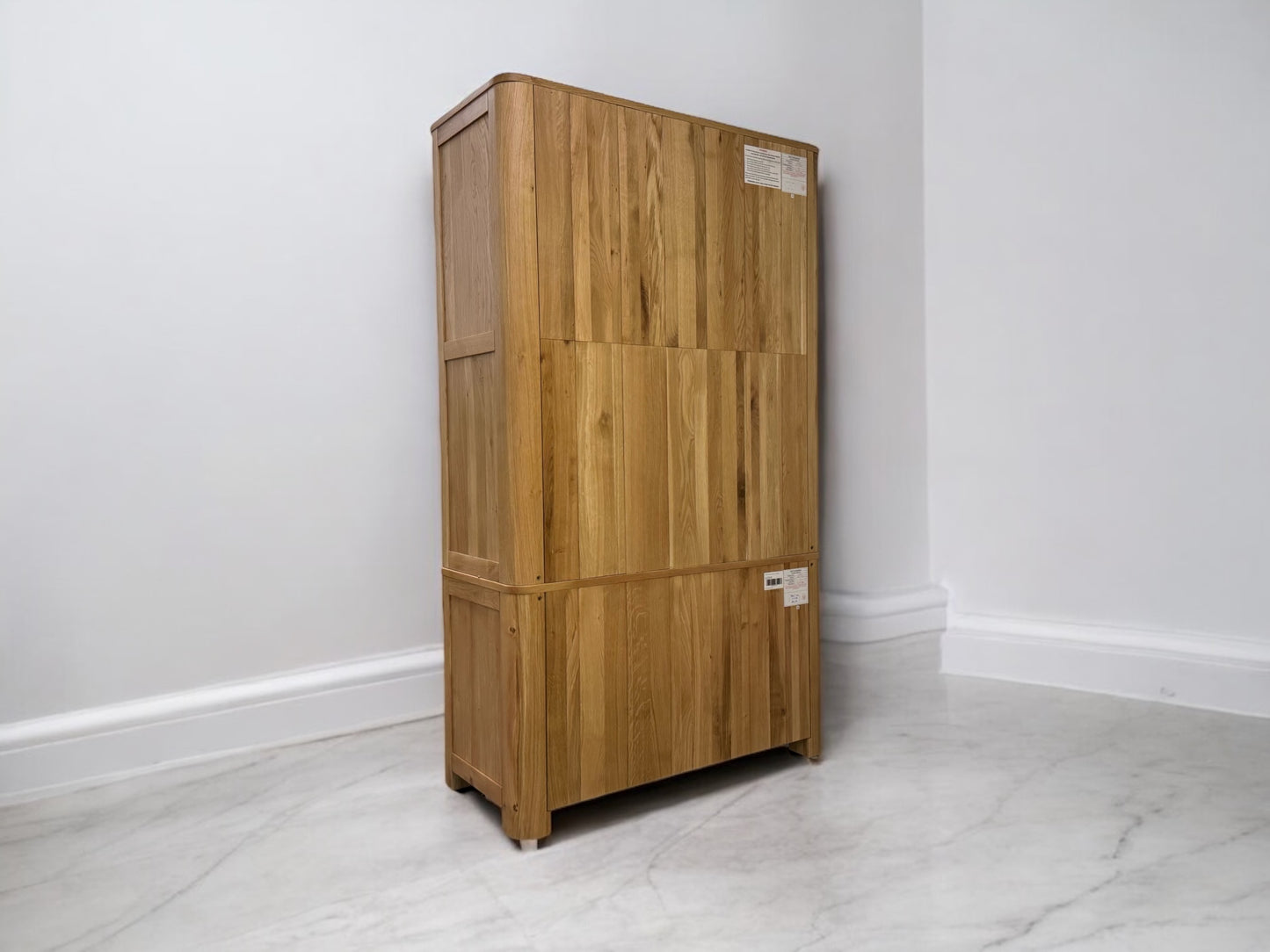 Oak Furnitureland Natural Oak Kitchen Larder Romsey Range RRP £1399