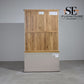Natural Solid Oak & Painted Double Larder, Henley Range From Oak Furnitureland RRP £1599