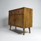 Brushed & Glazed Solid Oak Small Sideboard Parquet Range From Oak Furnitureland RRP £569