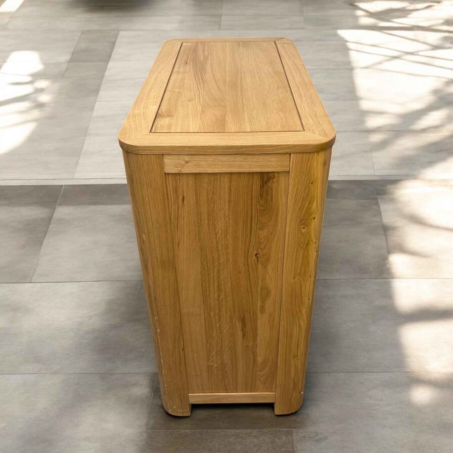 Natural Solid Oak Storage Cabinet Romsey Range From Oak Furnitureland RRP £499