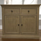 Weathered Solid Oak Small Sideboard Burleigh Range RRP £569