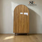 Natural Solid Oak Display Cabinet Belgrave Range From Oak Furnitureland RRP £1139