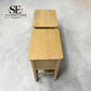 White Wax Finished Solid Oak & Premium Oak Veneer Bedside Tables, Berkeley Nordic Oak Range RRP £500