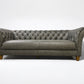 Oak Furnitureland 3 Seater Leather Sofa Montgomery Range RRP £1699