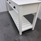 Solid Wood Frame & Warm White Painted Large Console Table RRP £499