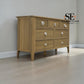 Light Natural Solid Oak 7 Drawer Chest, Newton Range From Oak Furnitureland RRP £759