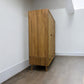 OAK FURNITURELAND BRUSHED & GLAZED SOLID OAK TRIPLE WARDROBE PARQUET RANGE RRP £1499