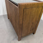 Solid Dark Oak & Luxury Black Marble Top Sideboard RRP £549