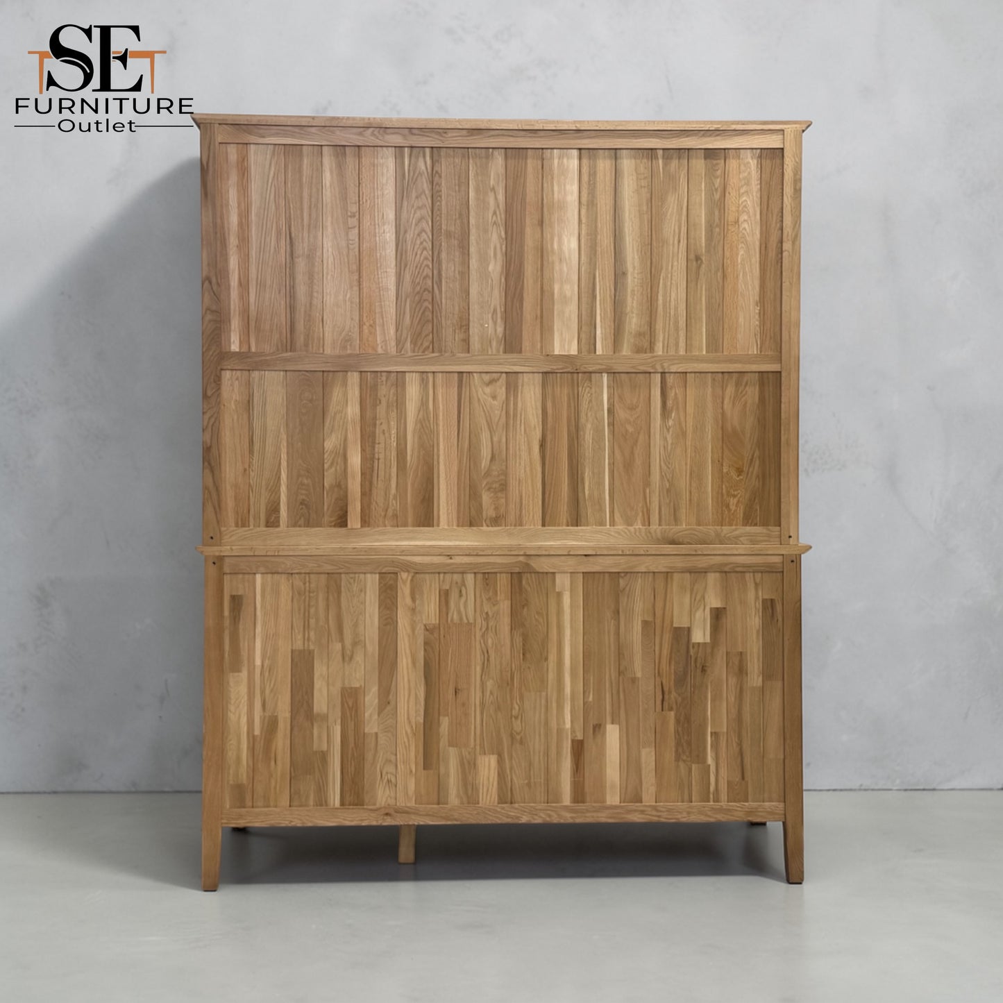 Natural Solid Oak Large Dresser Copenhagen Range From Oak Furnitureland RRP £1549