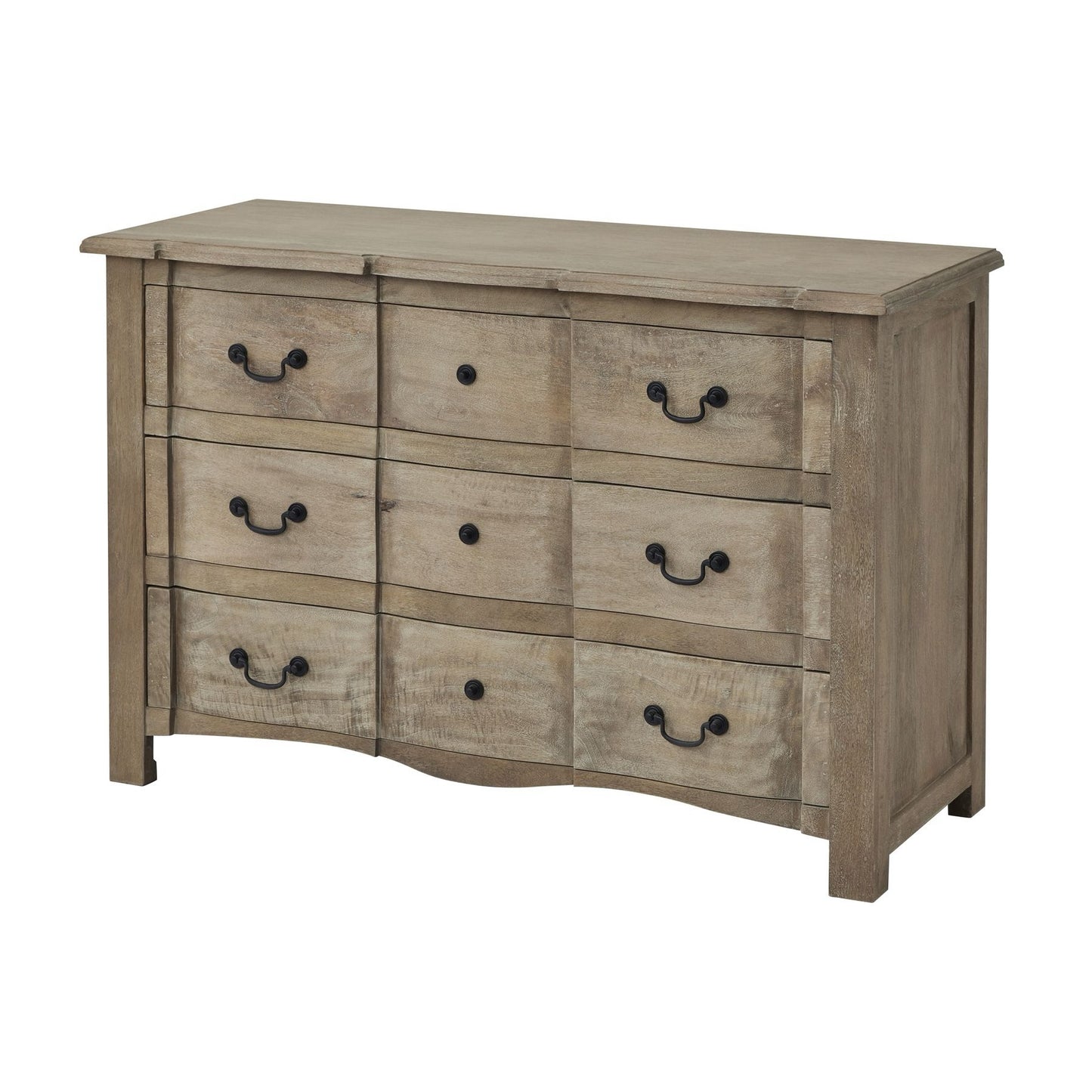 COPGROVE COLLECTION 3 DRAWER  SOLID WOOD FRENCH STYLE CHEST