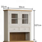 Solid Oak Top & Solid Wood Dresser Top in Grey