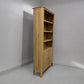 Oak Furnitureland Light Natural Solid Oak Tall Bookcase Newton Range RRP £649