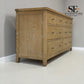 Whitewashed Finish Solid Oak & Oak Veneer 8 Drawer Wide Chest, Inglesham Range, RRP £850
