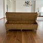 Solid Oak Top & Quality Oak Veneer Base Monks Bench with Storage, Elkstone Mellow Oak Range RRP £699