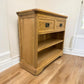 Solid Oak Small Bookcase, Traditionally Crafted with Solid Oak with no Veneer, MDF or Chipboard Used.