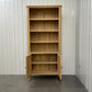 Oak Furnitureland Light Natural Solid Oak Tall Bookcase Newton Range RRP £649