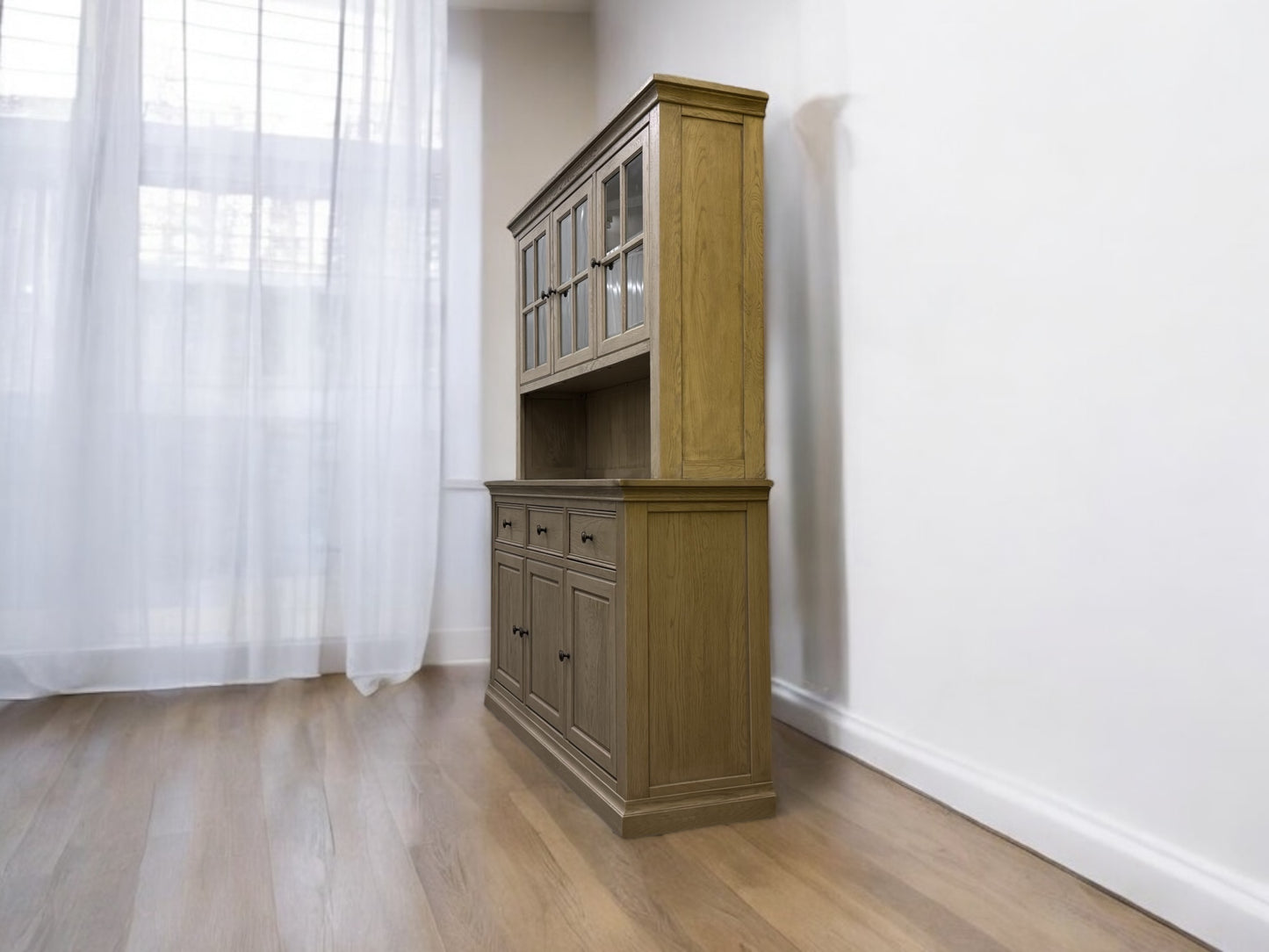 Weathered Oak Large Dresser Burleigh Range From Oak Furnitureland RRP £1399.99