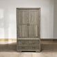 Grey Washed Solid Oak Kitchen Larder, Willow Range From Oak Furnitureland  RRP £1449
