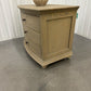 Smoked Oak 3 Drawer Wide Bow Fronted Bedside Table RRP £399