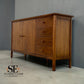 Solid Walnut & Quality Walnut Veneer Sideboard, Barrington Range £850