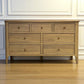 Light Natural Solid Oak 7 Drawer Chest, Newton Range From Oak Furnitureland RRP £679