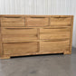 Solid Oak 7 Drawer Chest w/Curved Edges and Corners w/Dovetail Joints RRP £879