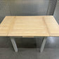 Cotswold Company White Wax Finished Oak Top & Grey Painted 2-4 Extending Dining Table RRP £399