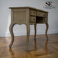 Grey-toned Limewashed Finish Solid Oak & High-Quality Oak Veneer Dressing Table, Camille Range RRP £799