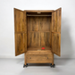 OAK FURNITURELAND SOLID MANGO WOOD DOUBLE WARDROBE LYLA RANGE RRP £949