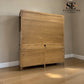 Solid Oak & Oak Veneer Media Hideaway Unit, Fits a TV up to 75", Elkstone Mellow Oak Range RRP £1999