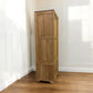 Oak Furnitureland Natural Solid Oak Slim Kitchen Larder Bevel Range RRP £1049