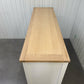 White Wax Finished Oak Top & Pure White Painted 10 Drawer Chest RRP £1100